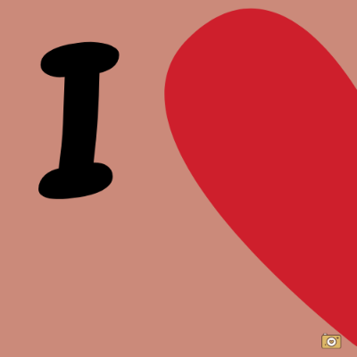 Pack Love U - 3 Magnets - 50 x 50 mm