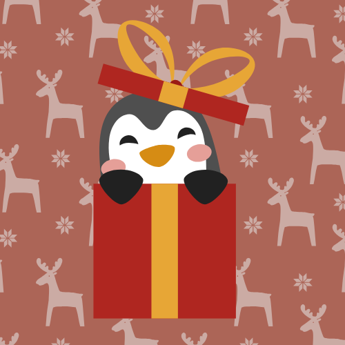 Pack de Noël - 5 Magnets - 50 x 50 mm